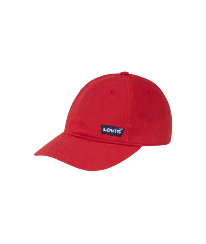 Boné Levi's Richmond Batwing Curve Brim Menino Vermelho Pompeiano