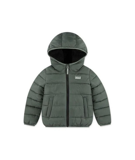 Chaqueta Levis Lvb Sherpa Lined Mdwt Puffer Niño Verde