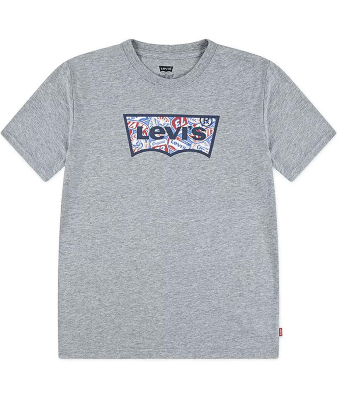 T-shirt Levis Lvb On The Road Batwing Tee Enfant Gris