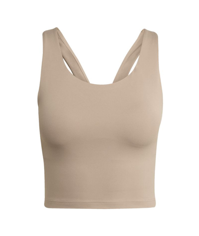 Sutiã esportivo de Fitness adidas All Me Ms Tank Mulher Marrom