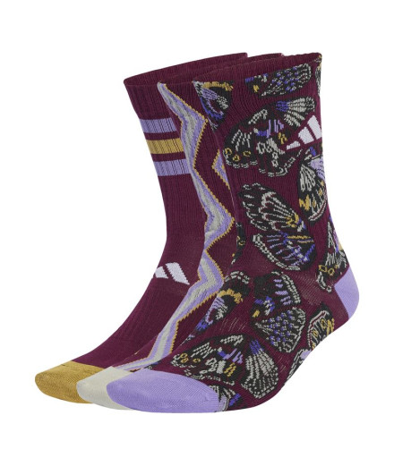Meias adidas Farm 3Pp Mulher Multicolorido