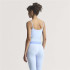 Camiseta Tirantes de Fitness adidas Hyg Rib Tank Mulher Azul