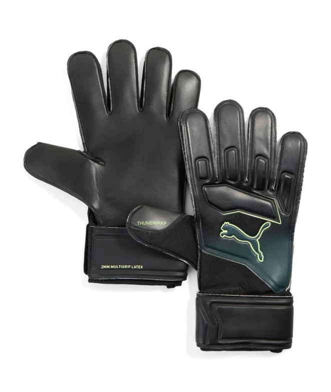 Luvas de goleiro de Futebol Puma Ultra Play Rc Preto Verde Homem