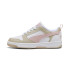 Chaussures Puma Rebound V6 Lo Blanc-Mauv Bébés