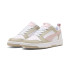 Chaussures Puma Rebound V6 Lo Blanc-Mauv Bébés
