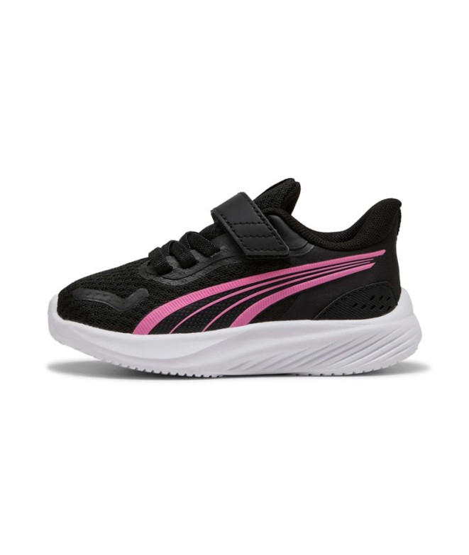 Chaussures Puma Pounce Ac+ Inf Noir-Rose Posie Bébés