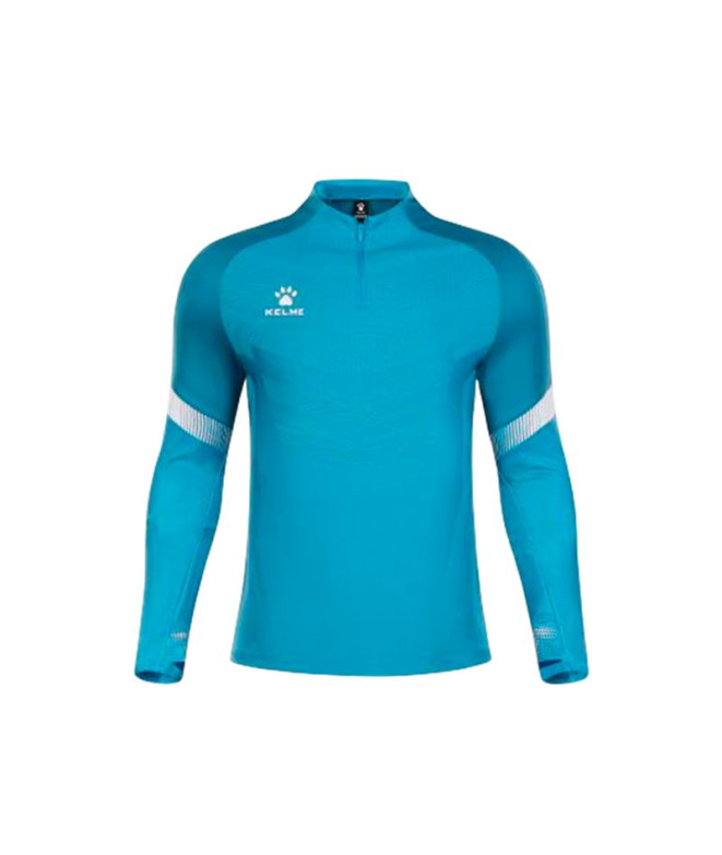 Chaqueta de Fútbol Kelme 1/2 Zip Training Jacket Infantil Mint Verde-Dark Verde