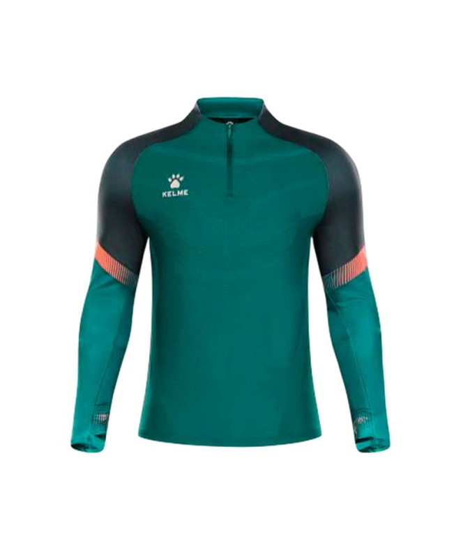 Chaqueta de Fútbol Kelme 1/2 Zip Training Jacket Infantil Dark Verde