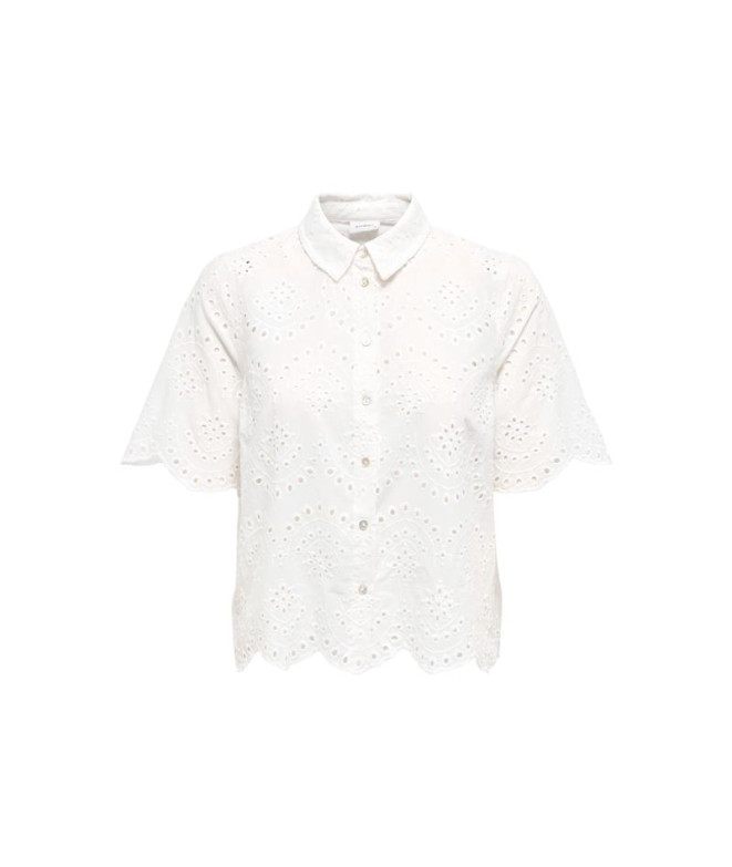 Camisa Only Onlvalais S/S Cloud Dancer Mujer