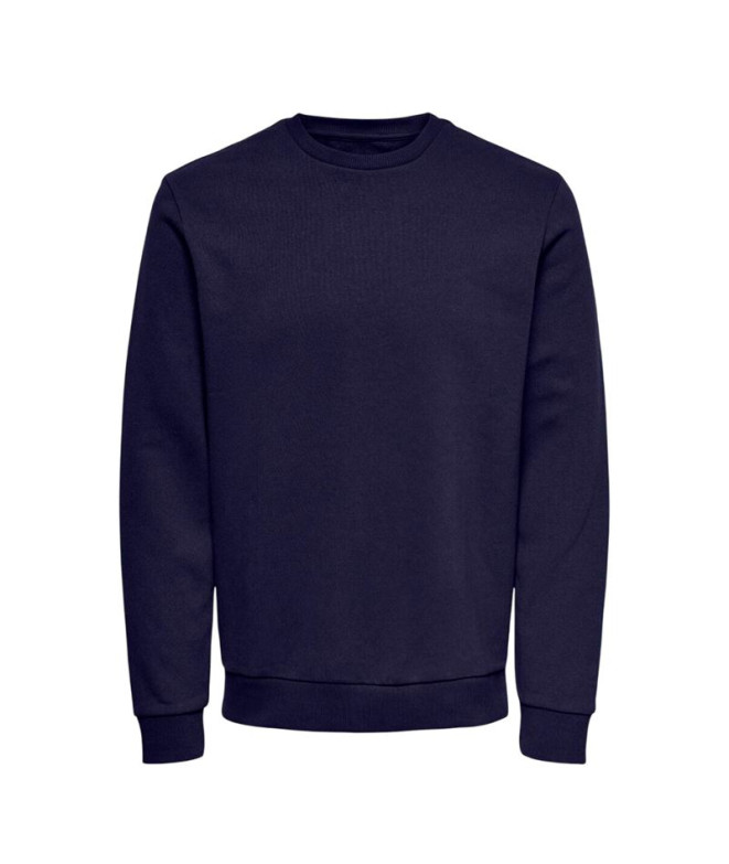 Moletom Only & Sons Onsceres Crew Neck Noos...