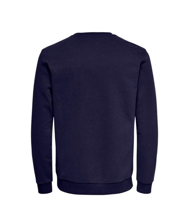 Moletom Only & Sons Onsceres Crew Neck Noos...