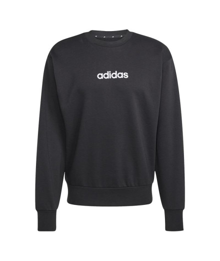 Moletom adidas Linear Fleece Homem Preto/Branco