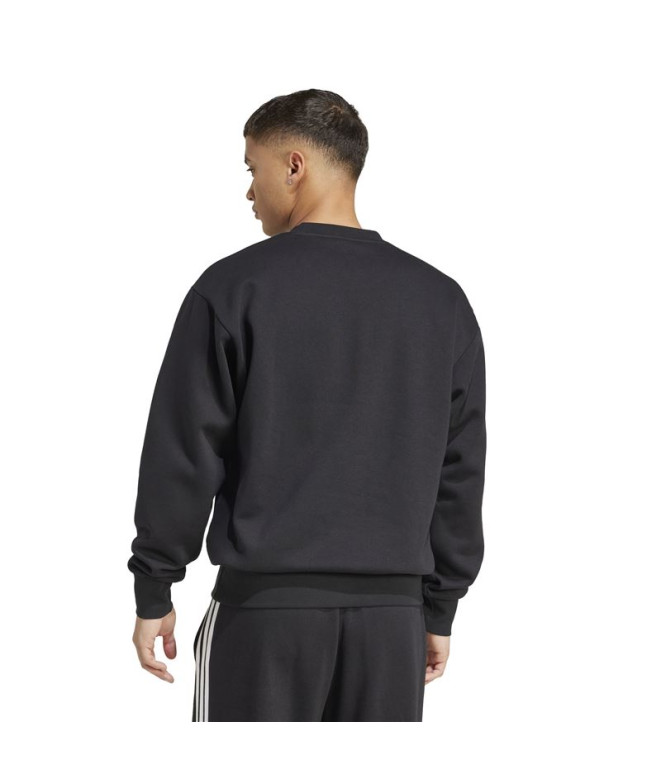 Moletom adidas Linear Fleece Homem Preto/Branco