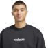 Sweat adidas Linear Fleece Homme Noir/Blanc