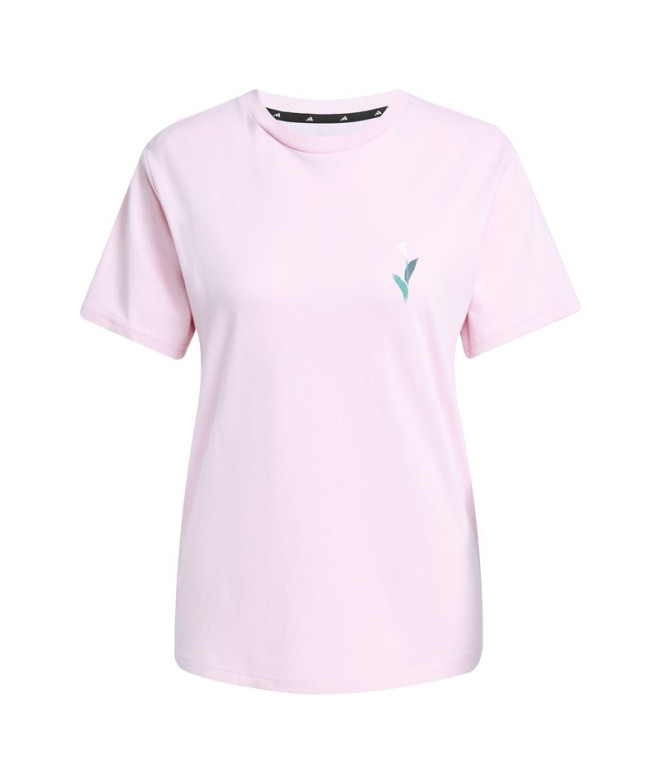 Camiseta adidas Tiro Mulher Rosa