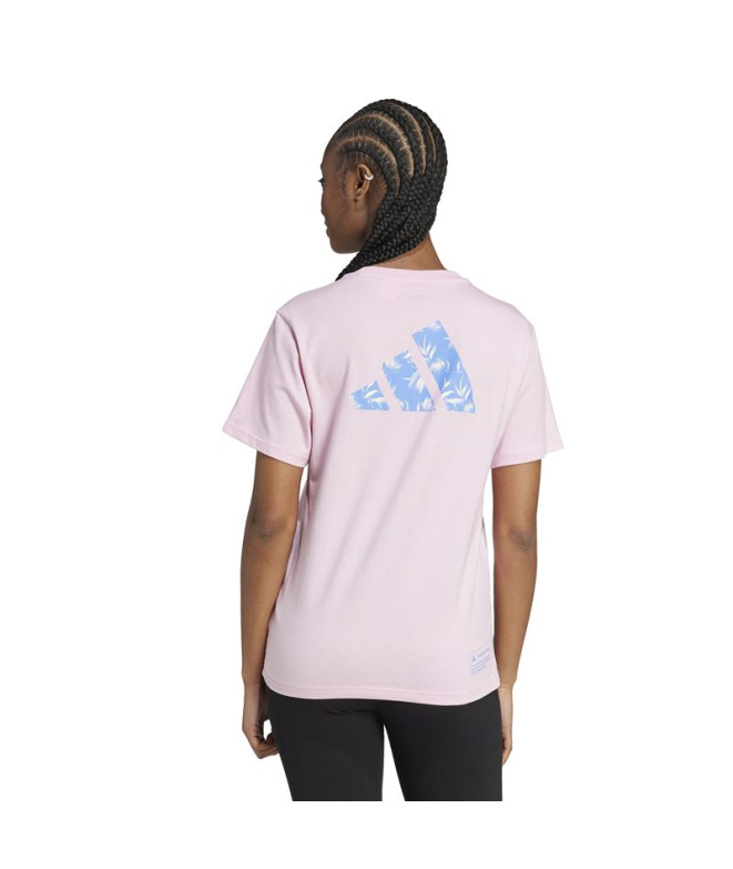 Camiseta adidas Tiro Mulher Rosa