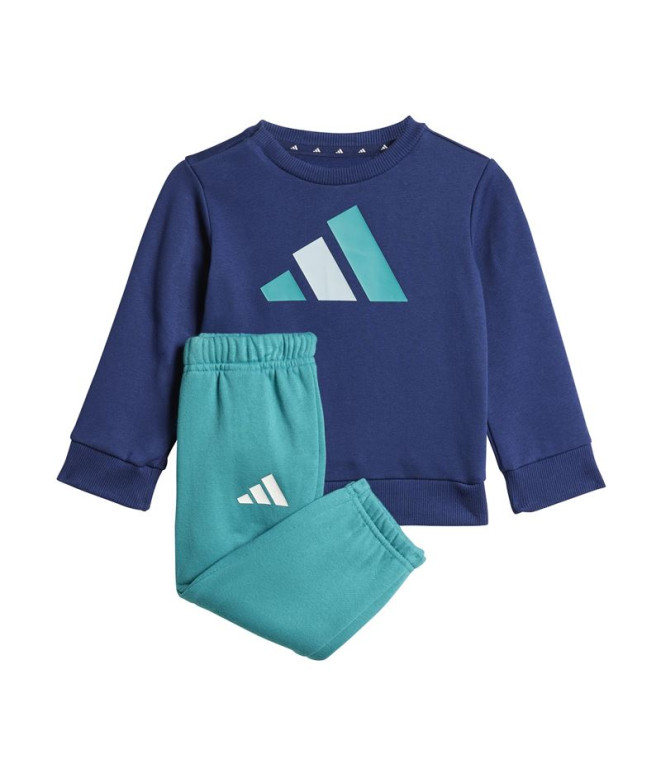 Conjunto adidas Big Logo Fl Jogger 240 Bebés Azul