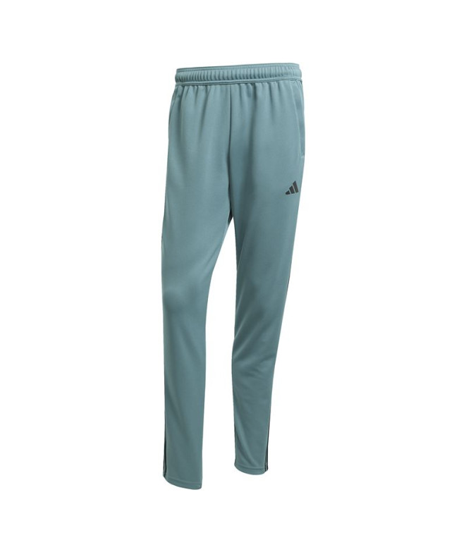 Pantalón de Fitness adidas Tr-Es Base 3Pt Hombre Azul/Negro