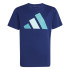 T-shirt adidas Big Logo 160 Enfant Bleu Foncé