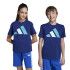 T-shirt adidas Big Logo 160 Enfant Bleu Foncé