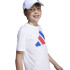 T-shirt adidas Big Logo 160 Enfant Blanc/Bleu