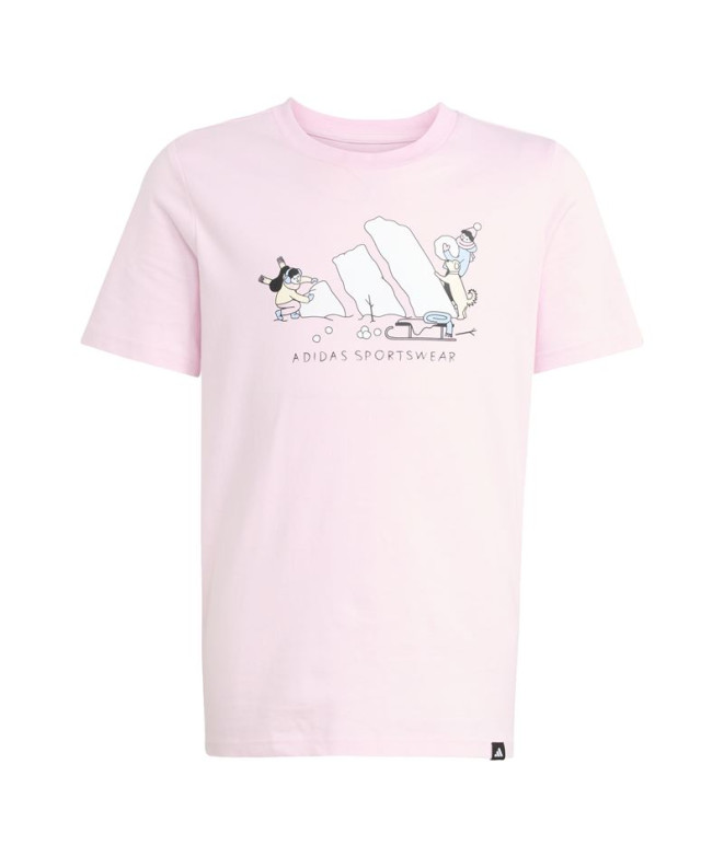 T-shirt adidas Sports Enfant Rose
