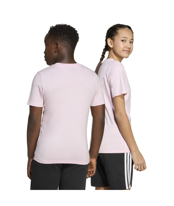 Camiseta adidas Sports Infantil Rosa