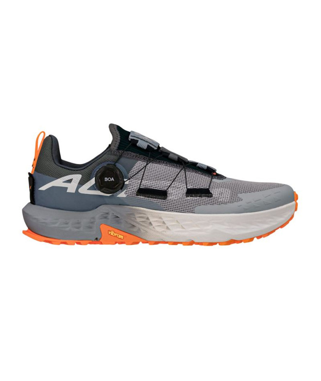 Chaussures de Trail Altra Timp 5 Boa Gris/Orange Homme