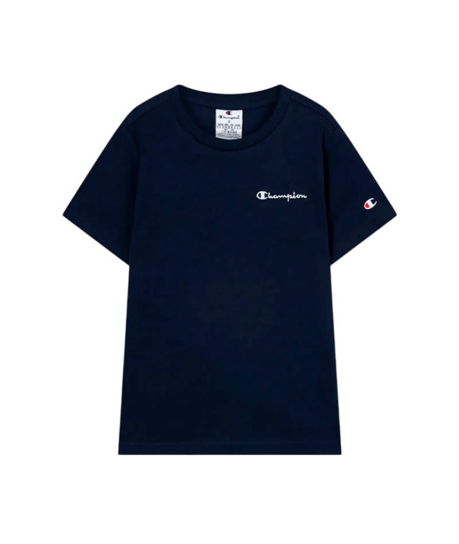 T-shirt Champion Icons Contrast Enfant Noir