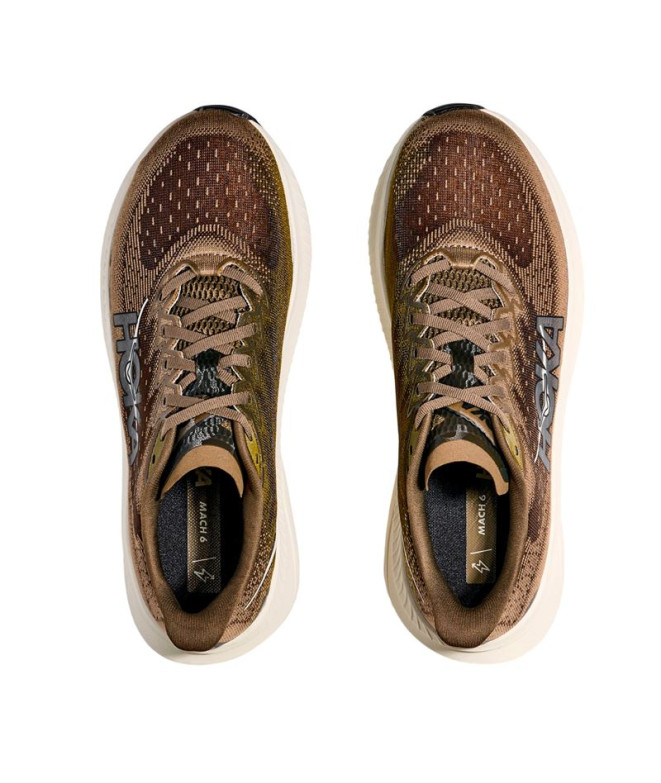 Zapatillas de Running Hoka Mach 6 Hombre Marrón