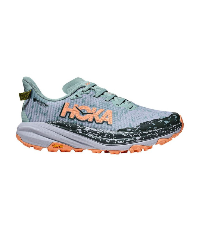 Sapatilhas de Trail Hoka Speedgoat 6 Gtx Mulher Azul