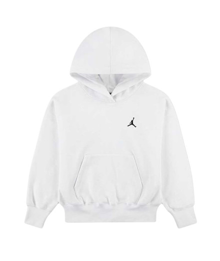 Moletom Jordan Wj Brkn Flc Po Hoodie Menina Branco