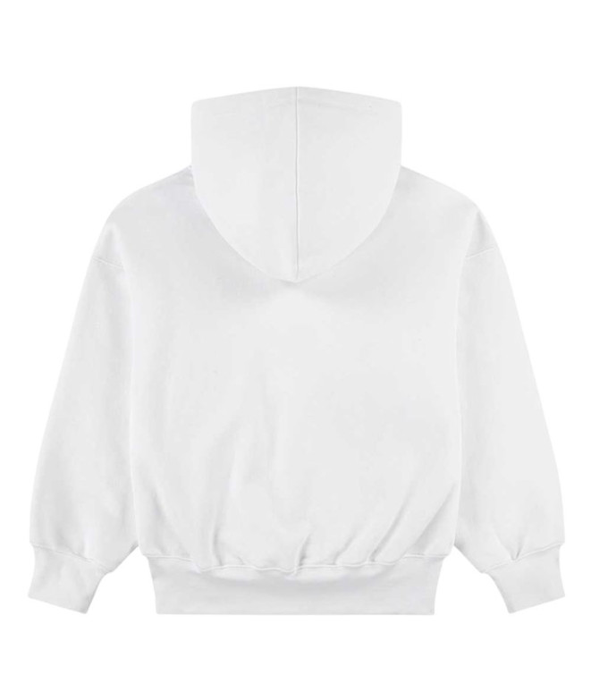 Moletom Jordan Wj Brkn Flc Po Hoodie Menina Branco