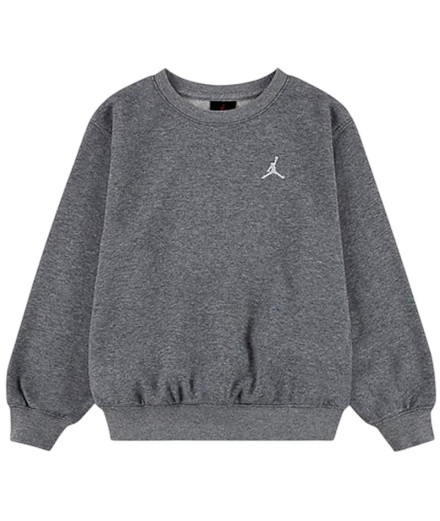 Sudadera Jordan Mj Brkln Ft Crew Infantil Gris