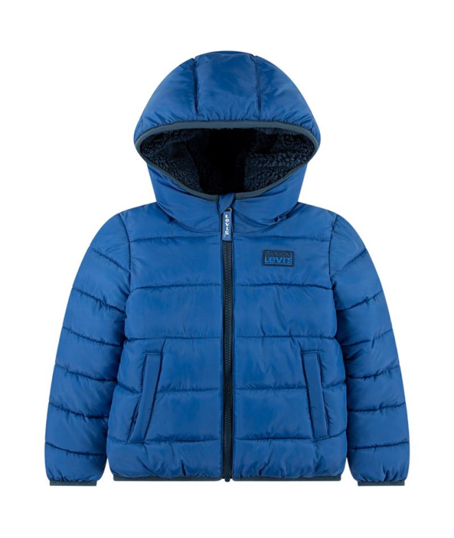 Casaco Levis Lvb Sherpa Lined Mdwt Puffer Menino Azul