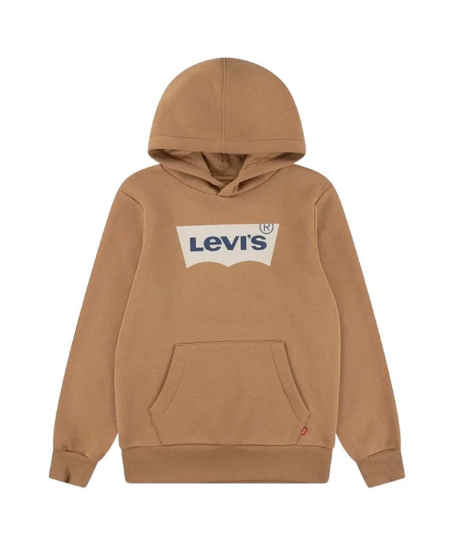 Sudadera Levis Batwing Screenprint Hoodie Niño Marrón