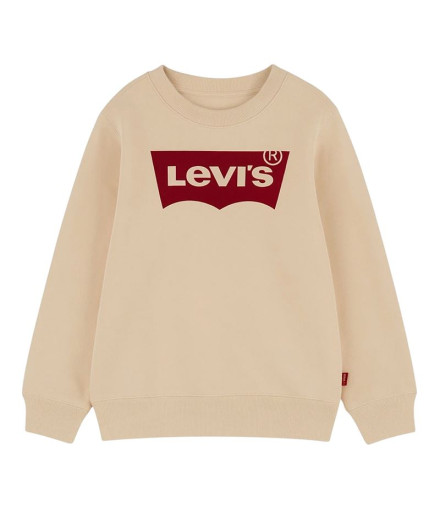 Moletom Levis Batwing Crewneck Menino Bege