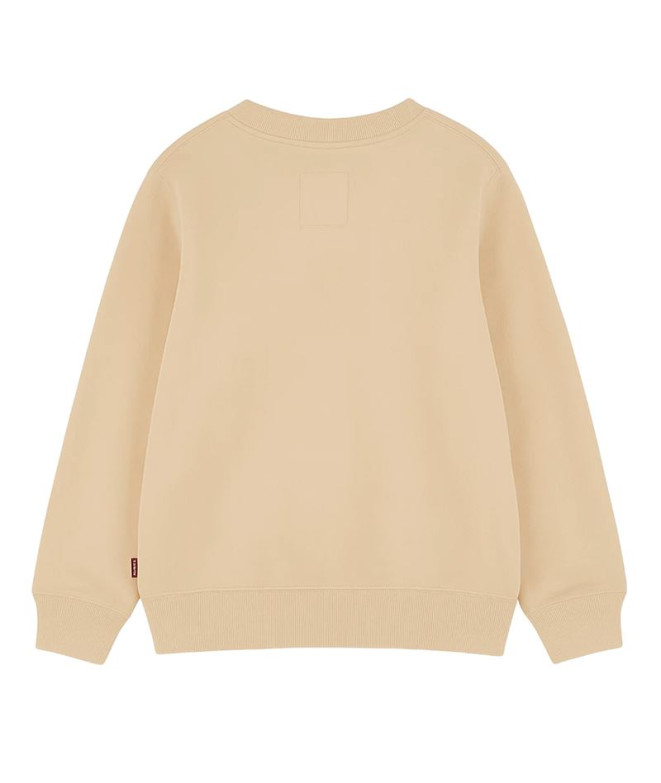 Sweat Levis Batwing Crewneck Enfant Beige