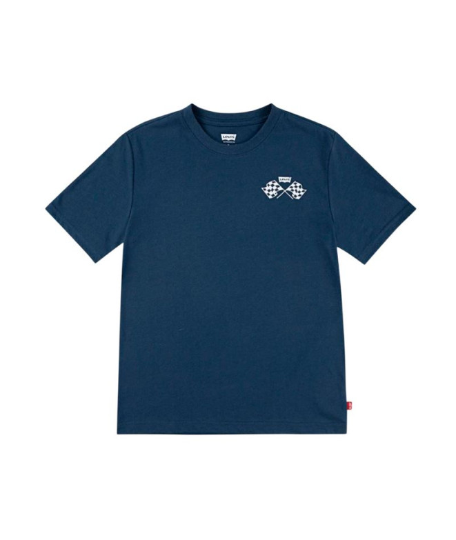 Camiseta Levis Lvb Speed Trials Tee Menino Azul