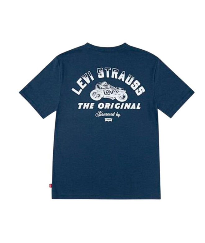 Camiseta Levis Lvb Speed Trials Tee Menino Azul