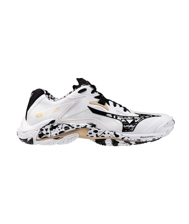 Sapatilhas de Voleibol Mizuno Wave Lightning Z8 Kakizome Branco/Preto