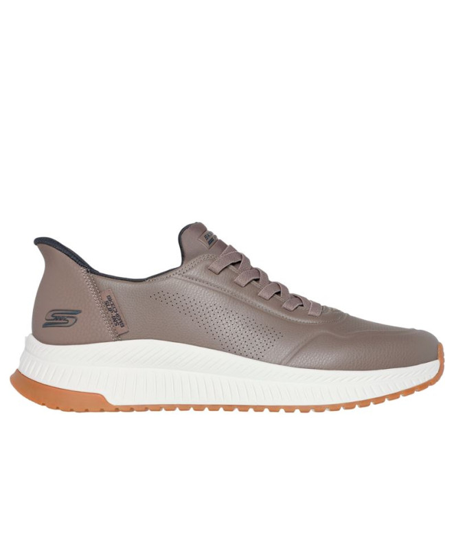 Zapatillas Skechers Slip-Ins Bobs Squad 4 - Direct Step Hombre Marrón