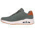 Sapatilhas Skechers Uno Homem Verde Escuro/Cinza