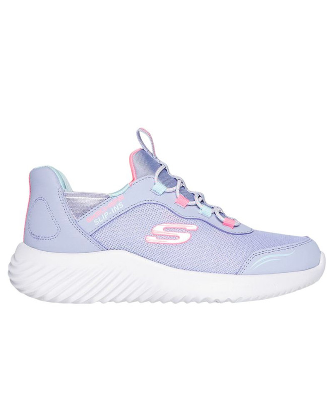 Chaussures Skechers Slip-Ins Bounder Fille Lavande