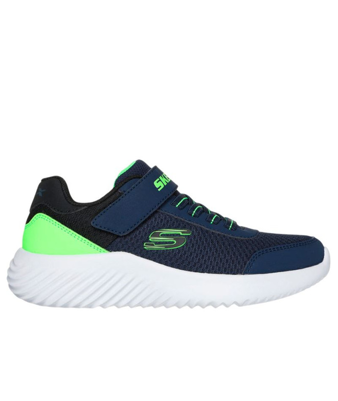 Zapatillas Skechers Bounder-Tech - Ultravoid Niño Azul Marino