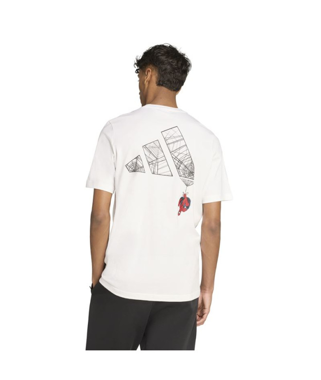 Camiseta adidas Spiderman T-S Hombre Blanco