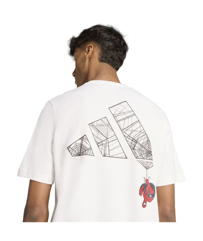 Camiseta adidas Spiderman T-S Hombre Blanco