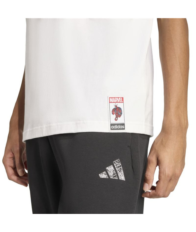 Camiseta adidas Spiderman T-S Hombre Blanco