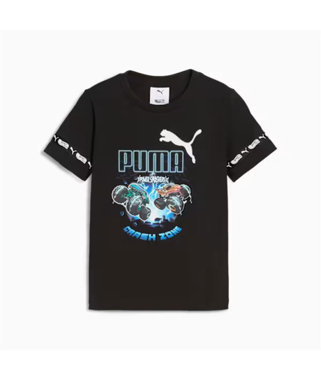 Camiseta Puma X Hot Wheels Gr Black D/I98 Bebês