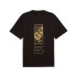 Camiseta Puma Maximal Metallic Relaxed Tee Homem Preto